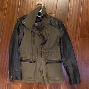 F21 Utility Leather Jacket
